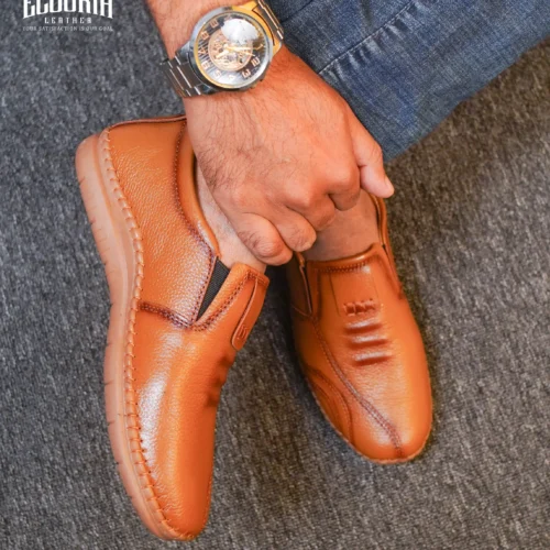 Stylish Genuine Leather Casual Shoes-EM