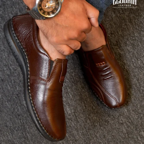 Trendy Designed Leather Casual Shoes for Men (EC)