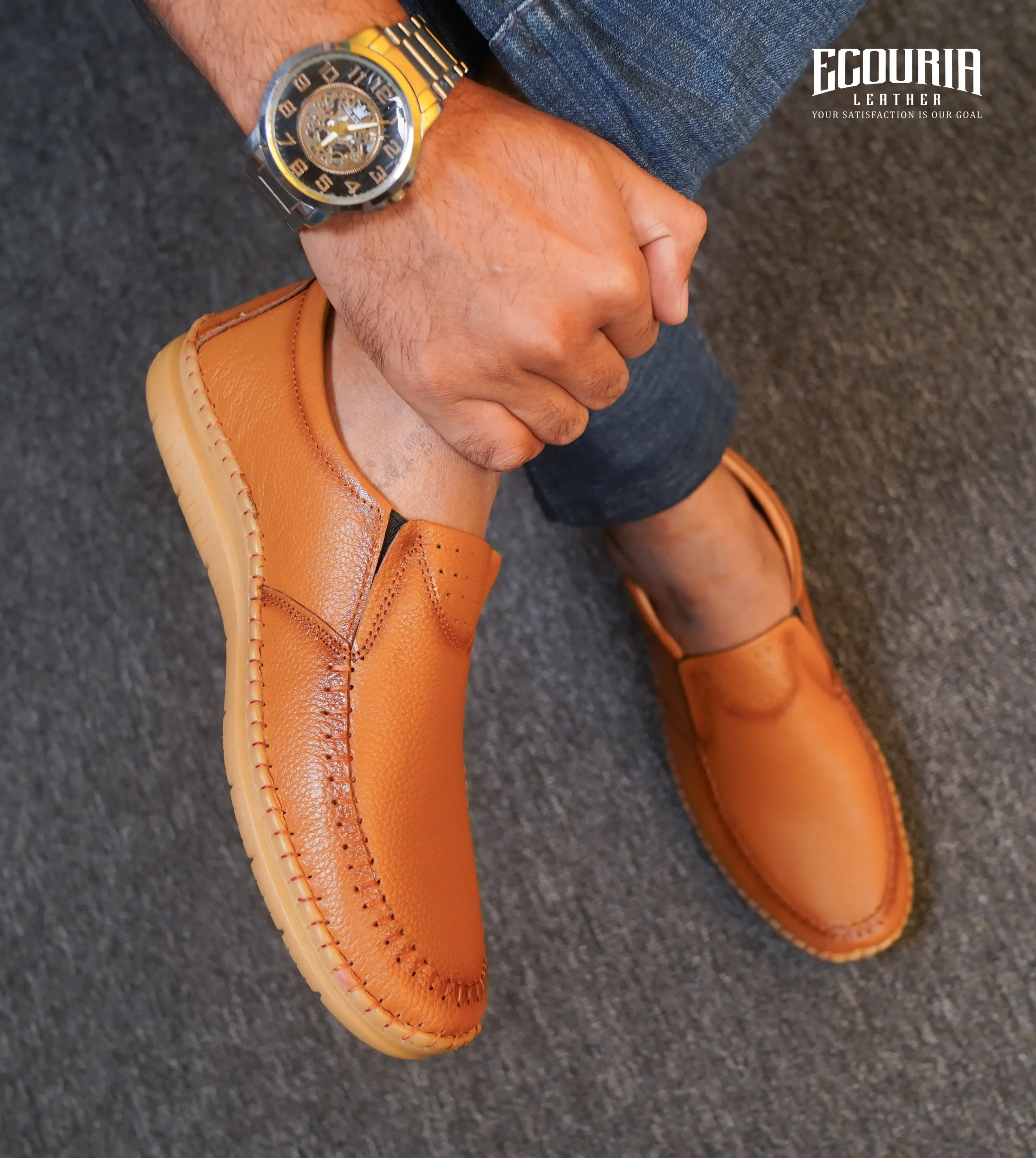 Comfortable Stylish Leather Casual Shoes (Jdm)
