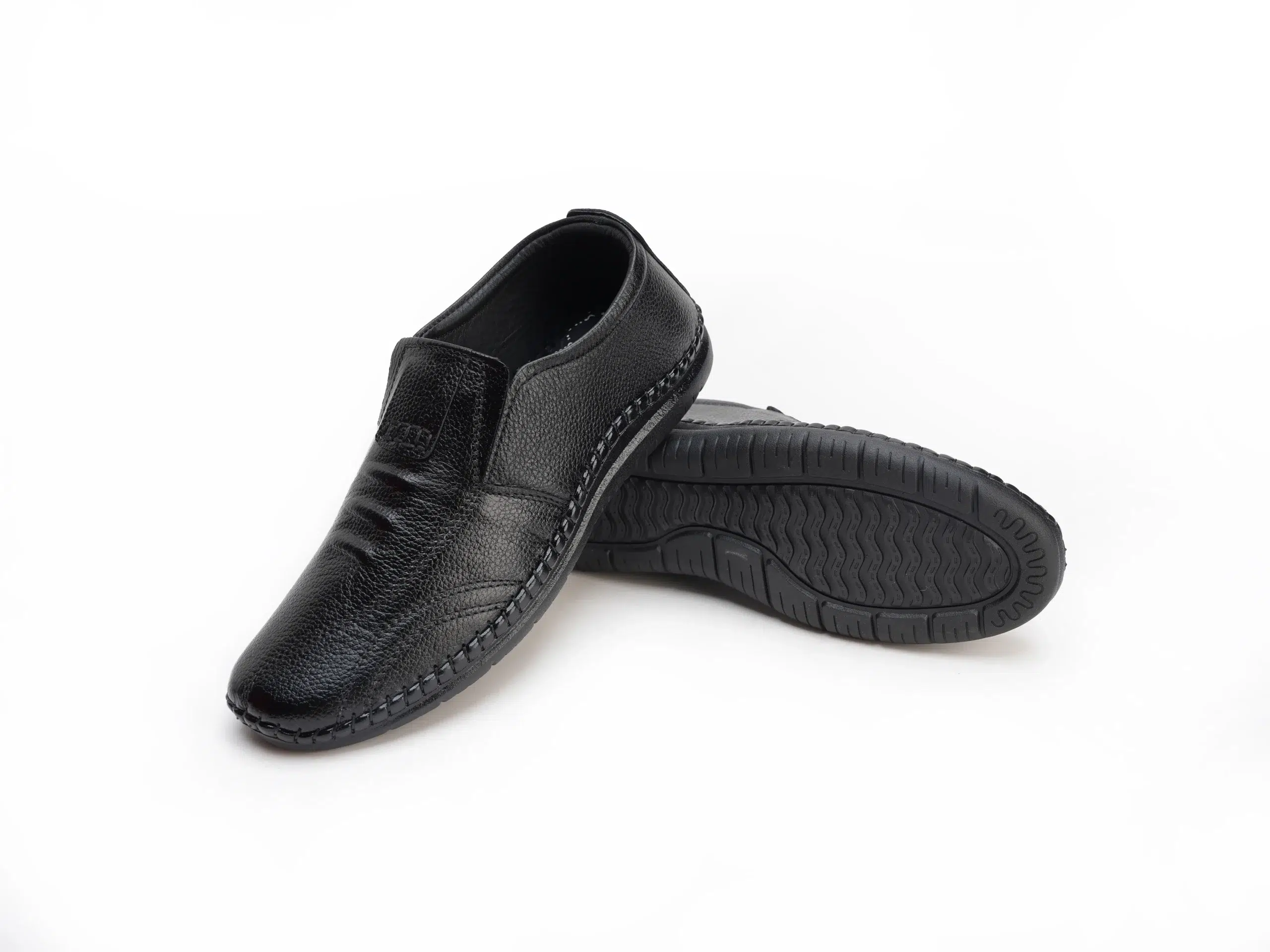 Stylish, Fashionable Original Leather Casual Shoes(EB) - Image 2