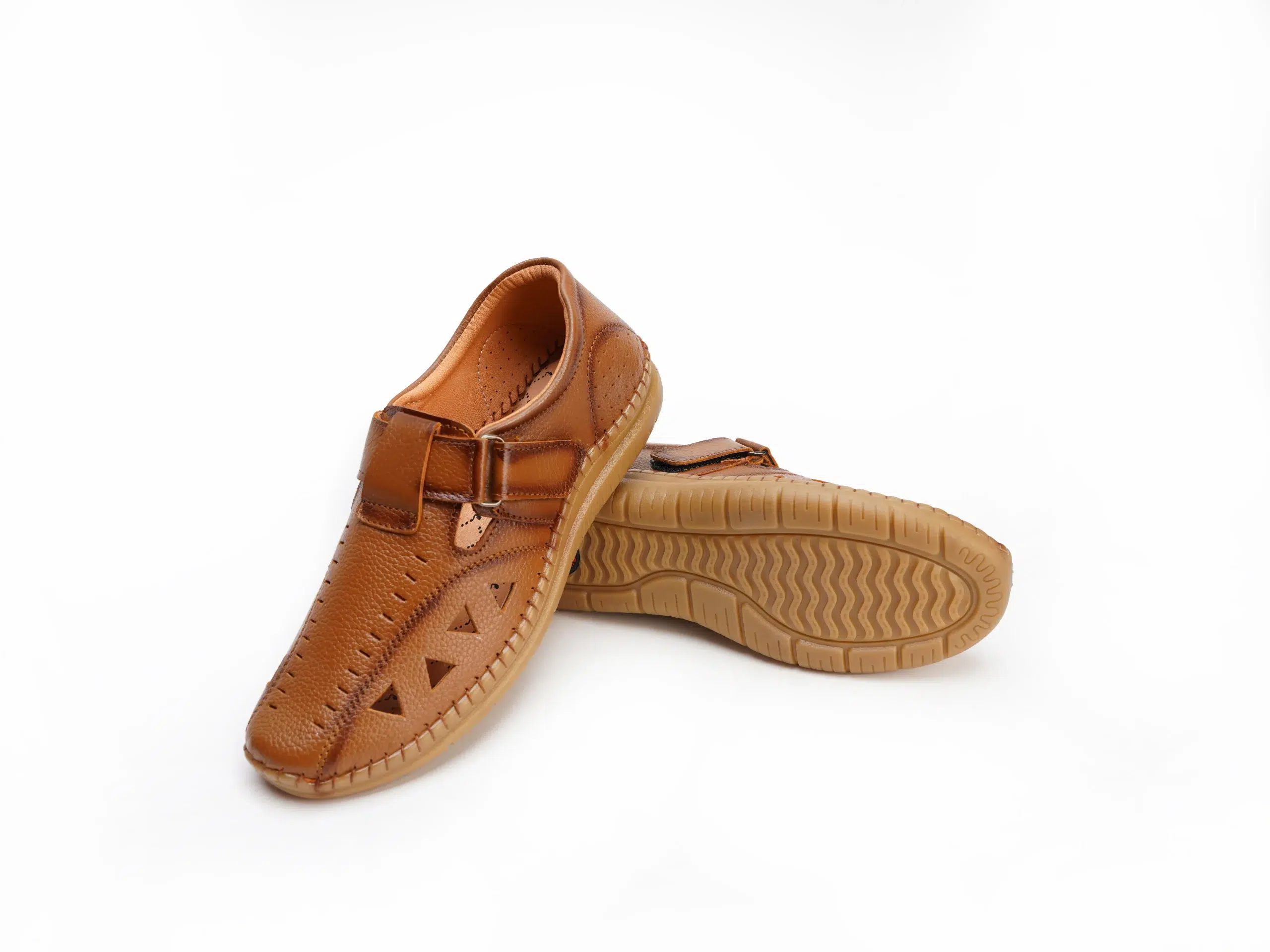 Comfortable Stylish Genuine Leather Sacchi/Cycle Shoes(Nsm) - Image 2