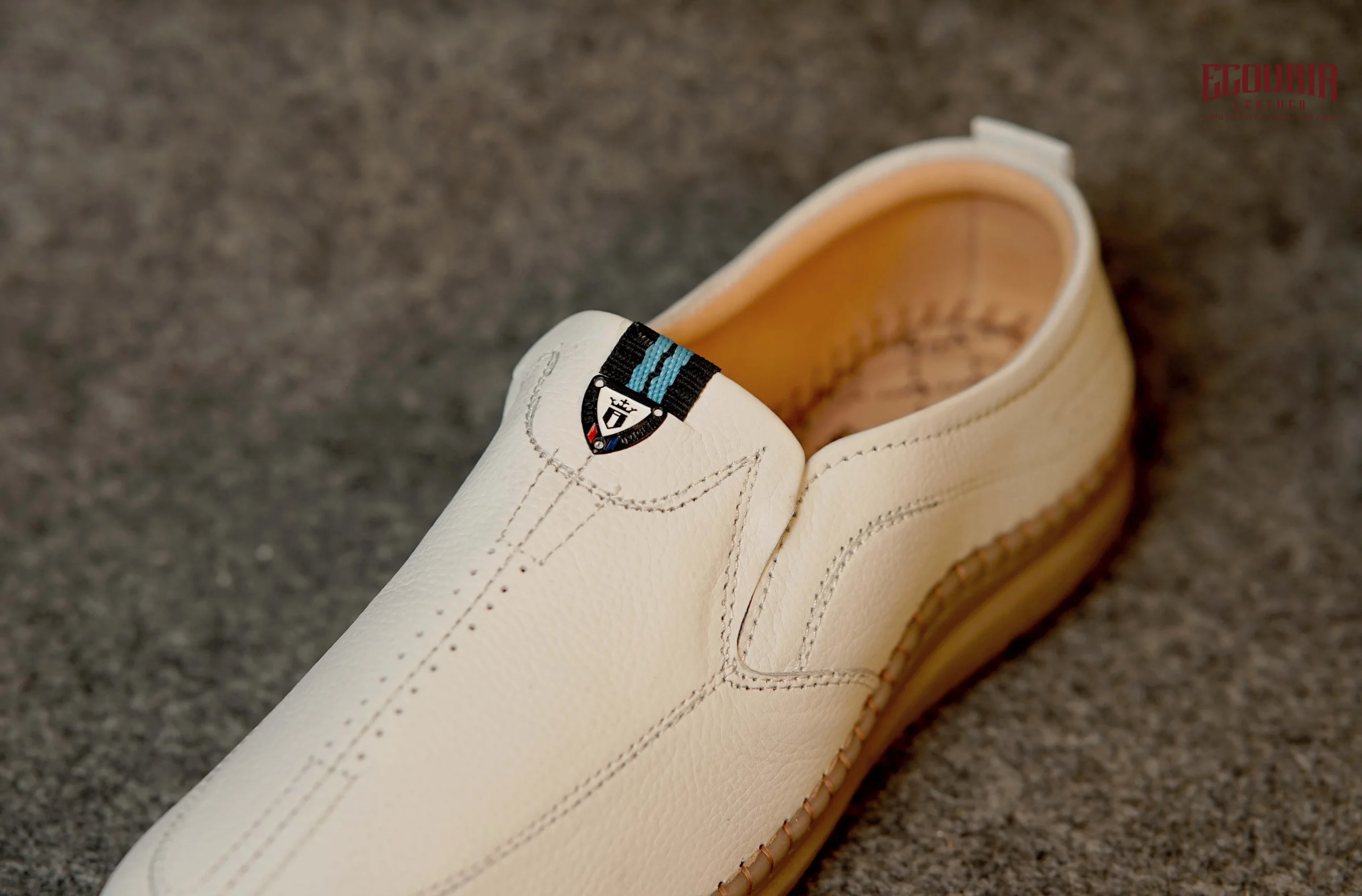 New stylish leather casual shoes-EKW - Image 4