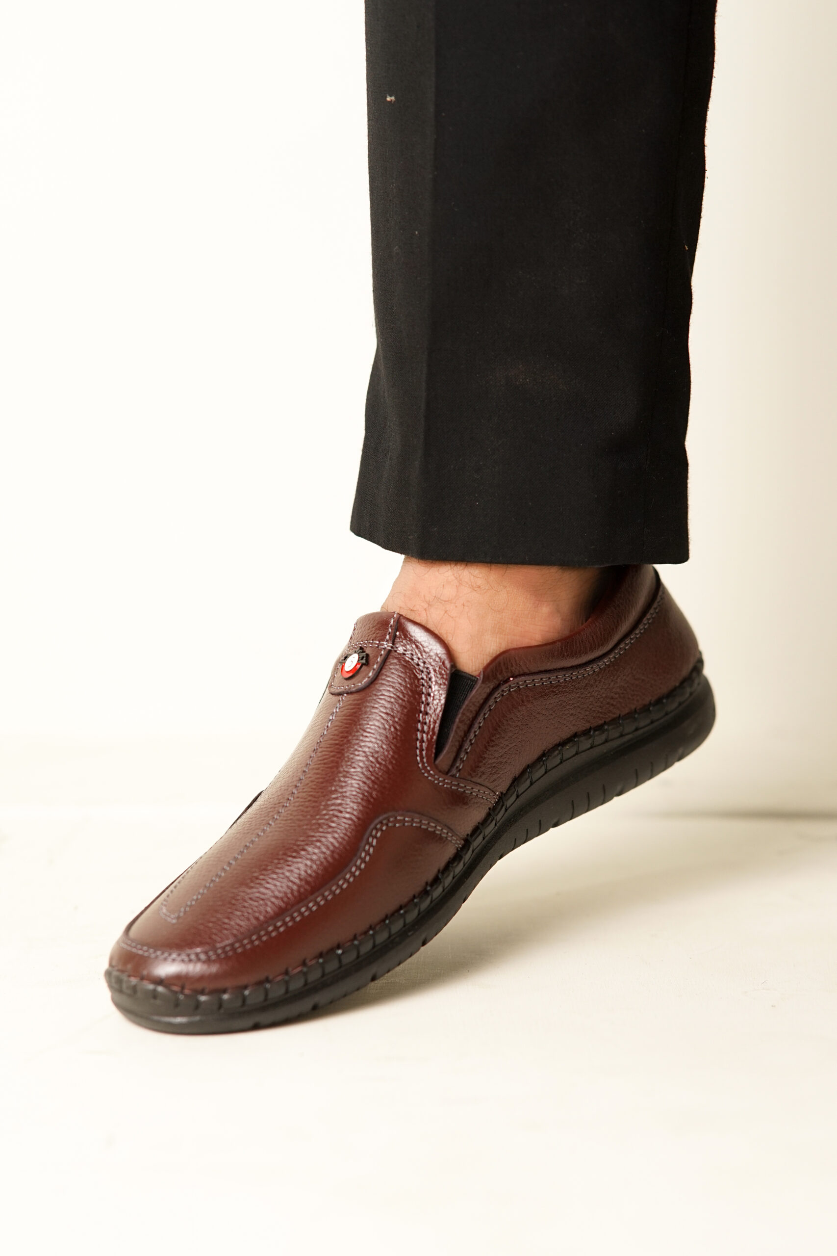 Genuine Leather hand crafted casual shoes-Mkc - Image 4